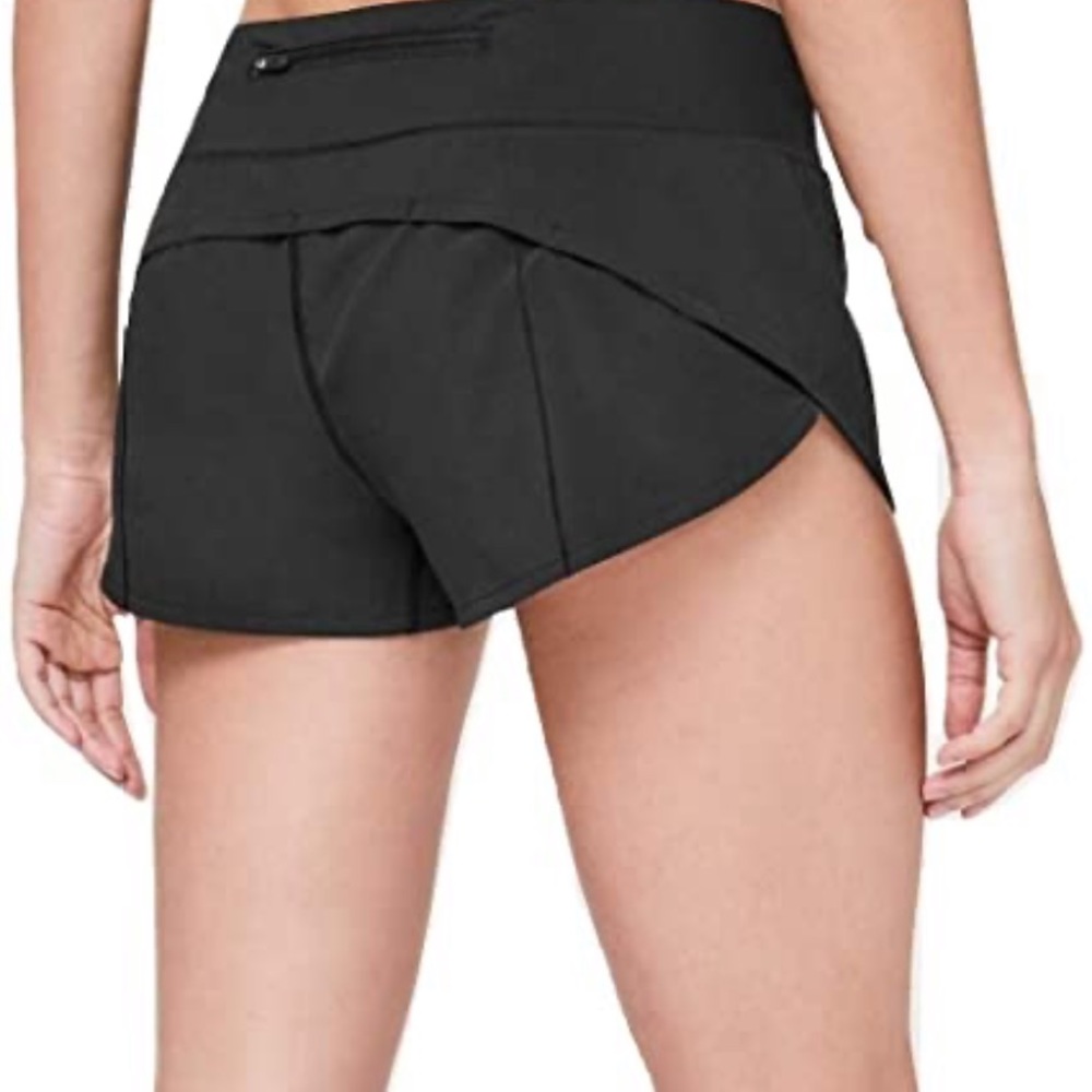 Lululemon Speed Up Shorts Black Size 2